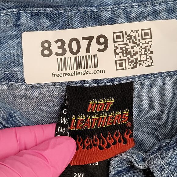 Sturgis Biker Denim Vest 2XL 26x32 Black Hills Rally 2012 - Picture 8 of 13